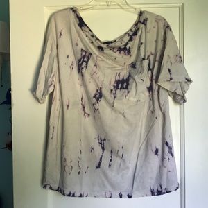 Oversized tie dye t shirt